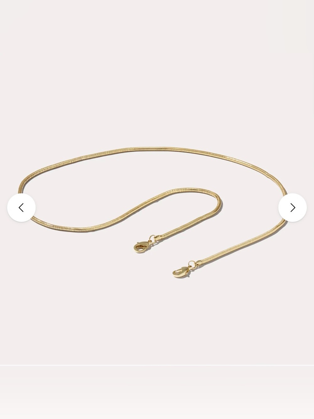 Bandolier Belinda Strap Gold